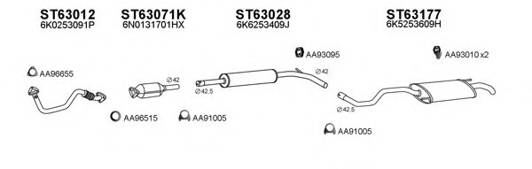 VENEPORTE 800170 Exhaust System